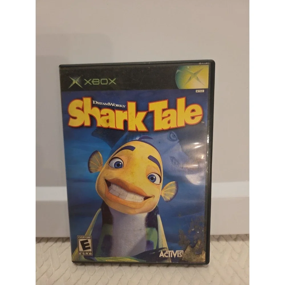Shark Tale Tail Dreamworks Xbox Tested Game and Case